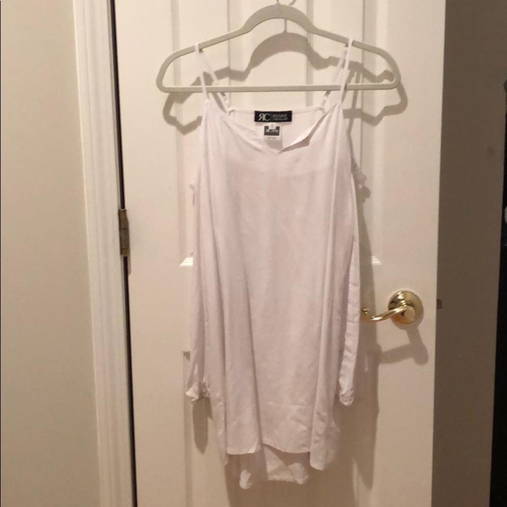 Regine Chevallier white off shoulder top SZ. S